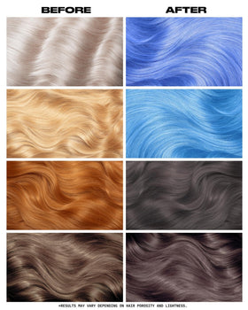 Lunar Tides Semi-Permanent Hair Colour Moonstone application process