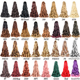 Luoyudu Curly Crochet Hair Extensions in various colours