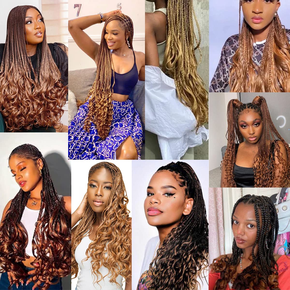Luoyudu Curly Crochet Hair Extensions with spray bottle included