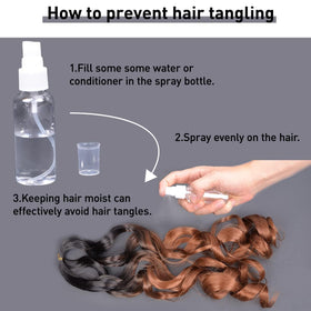 Luoyudu French Curl Braiding Hair 24 Inch in a lifestyle setting