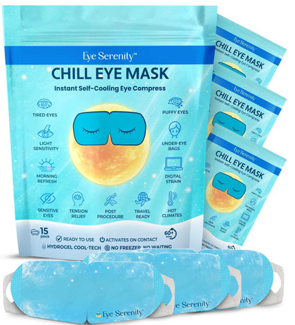 LURE Eye Serenity CHILL Self Cooling Eye Mask front view