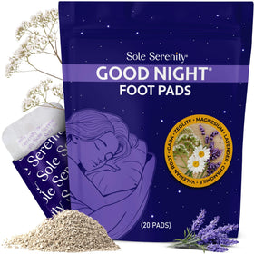 LURE Good Night Foot Pads packaging front view