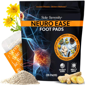 LURE NeuroEase Overnight Foot Pads front view