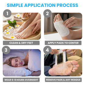LURE Sole Serenity Foot Pads displayed on a flat surface