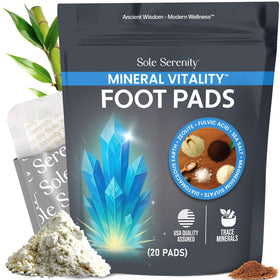 LURE Sole Serenity Foot Pads opened with pads visible