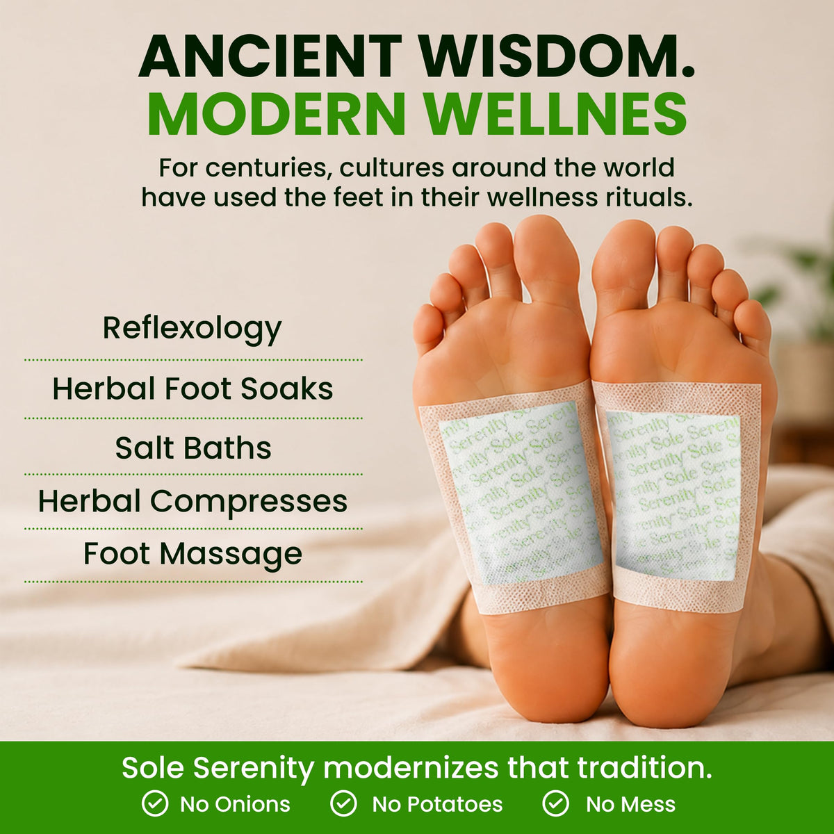LURE Sole Serenity Foot Pads showing individual pads