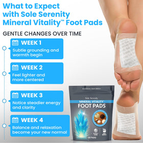 LURE Sole Serenity Foot Pads with trace minerals