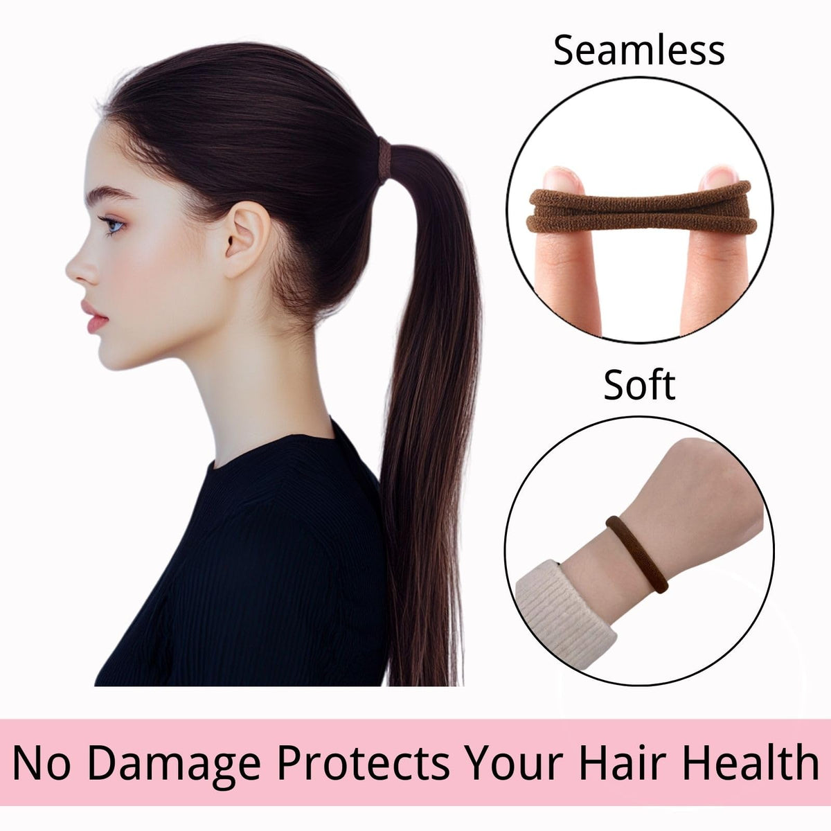 LuSeren hair ties displayed in a premium gift box