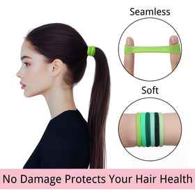 LuSeren hair ties displayed on a wrist as stylish bracelets