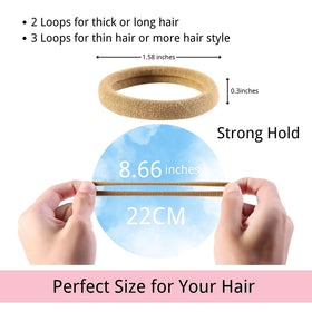 LuSeren hair ties in premium gift box packaging