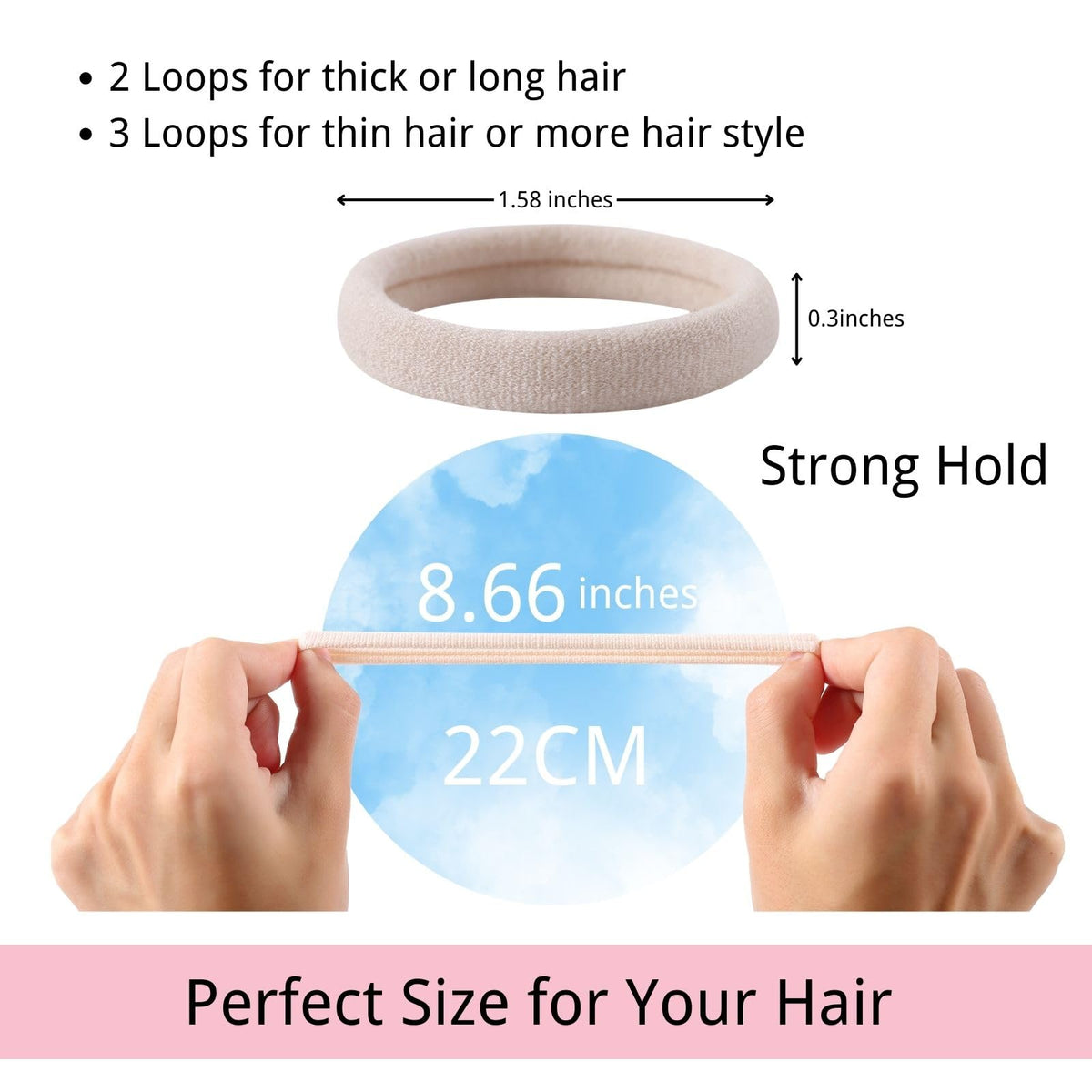 LuSeren hair ties packaged in a premium gift box