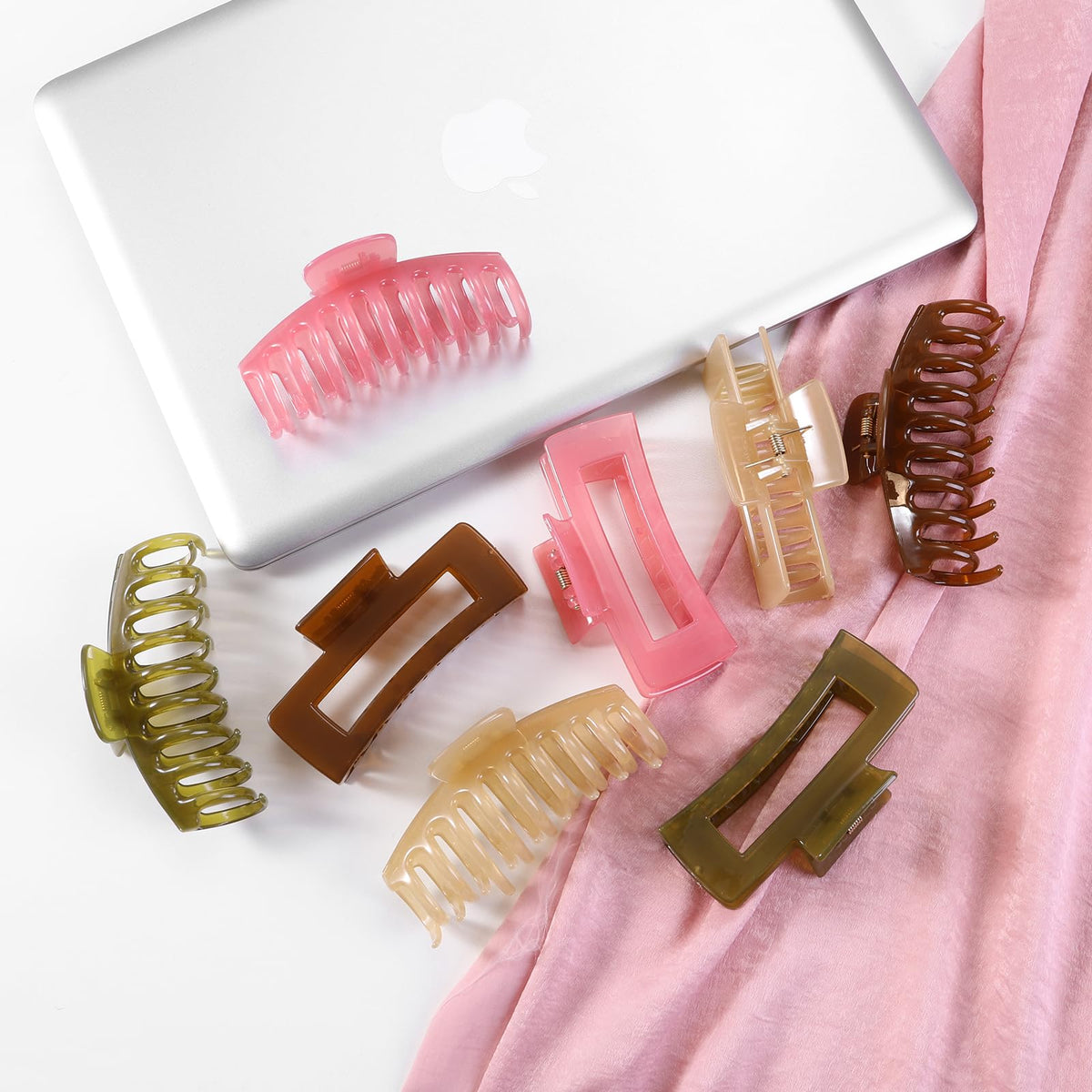 LuSeren Jelly Hair Clip showing inner teeth for secure hold