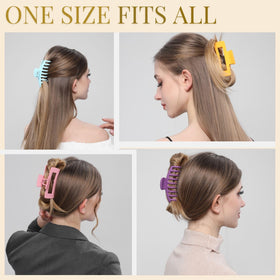 LuSeren large claw clips holding thick hair securely