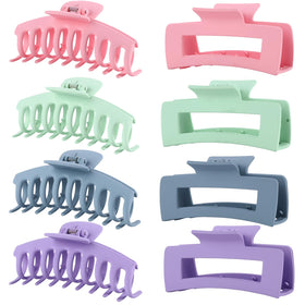 LuSeren pastel green hair claw clip front view