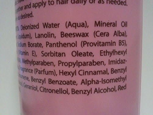 Luster's Pink Oil Moisturizer Hair Lotion 32 Ounce on a bathroom shelf
