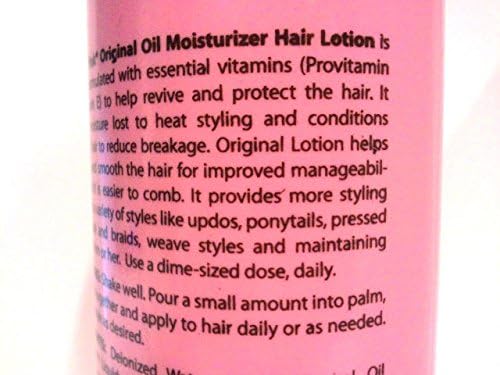 Luster's Pink Oil Moisturizer Hair Lotion 32 Ounce side view