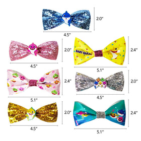 LUV HER Baby Shark Hair Bow set in packaging