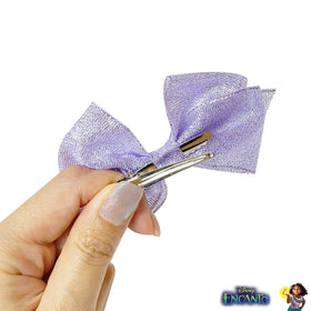 LUV HER Disney Encanto hair bow clips arranged in a colourful display