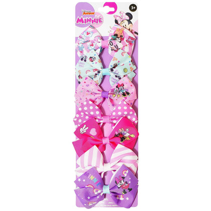 LUV HER Disney Minnie Mouse Hair Bows 7 piece set front view