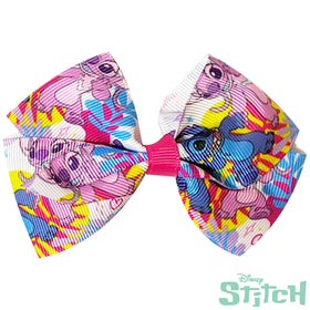 LUV HER Disney Stitch Hair Bows in colourful packaging