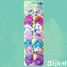 LUV HER Disney Stitch Hair Bows set with smooth edges