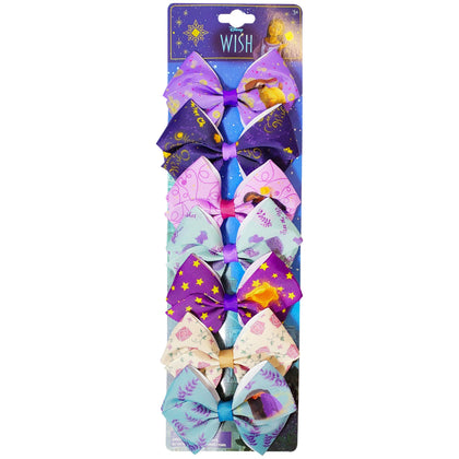 LUV HER Disney Wish Kids Hair Bows 7 piece set front view
