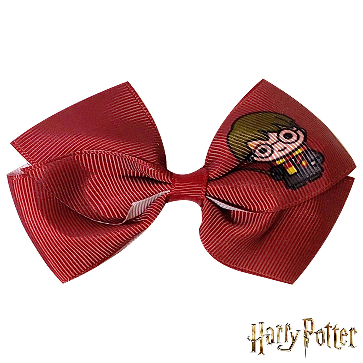 LUV HER Harry Potter Hair Bows set displayed on a card