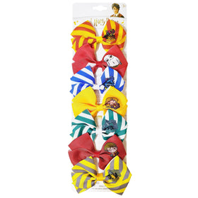 LUV HER Harry Potter Hair Bows set front view with 7 colourful clips