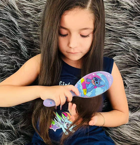 LUV HER multi-coloured scrunchies included in the hair accessory set