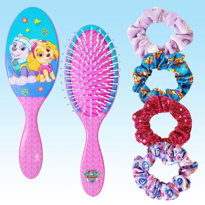 LUV HER Paw Patrol Hair Accessories Set including brush and scrunchies