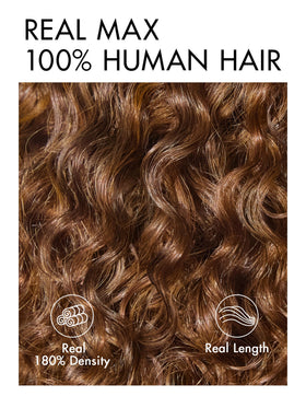 LUVME HAIR 5X5 Deep Curly 10 Inch Wig close-up of curls