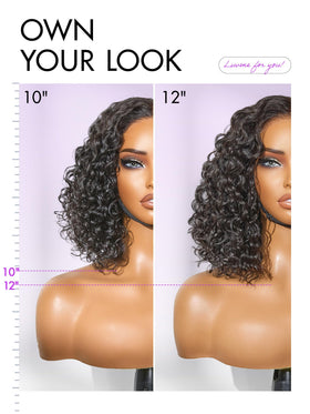 LUVME HAIR 5X5 Deep Curly Wig on a mannequin