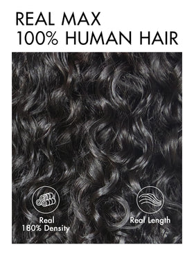 LUVME HAIR 5X5 Deep Curly Wig styled for a chic look
