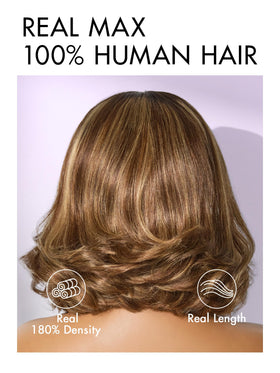 LUVME HAIR 5X5 Layer Cut Bob Wig styled on mannequin