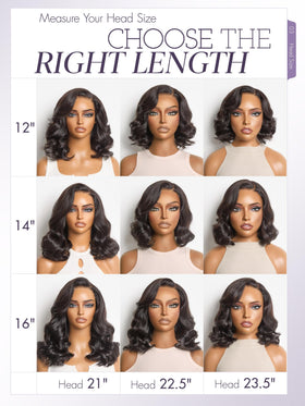 LUVME HAIR Loose Body Wave Wig close-up of HD lace and knots