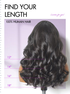 LUVME HAIR Loose Body Wave Wig on a mannequin head