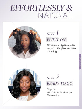 LUVME HAIR Loose Body Wave Wig packaging and accessories