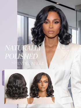 LUVME HAIR Loose Body Wave Wig styled with loose curls