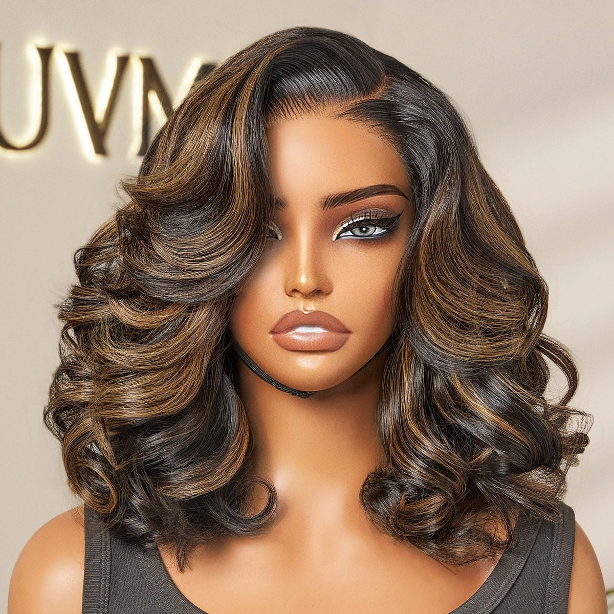 LUVME HAIR Loose Wave Glueless Wig front view