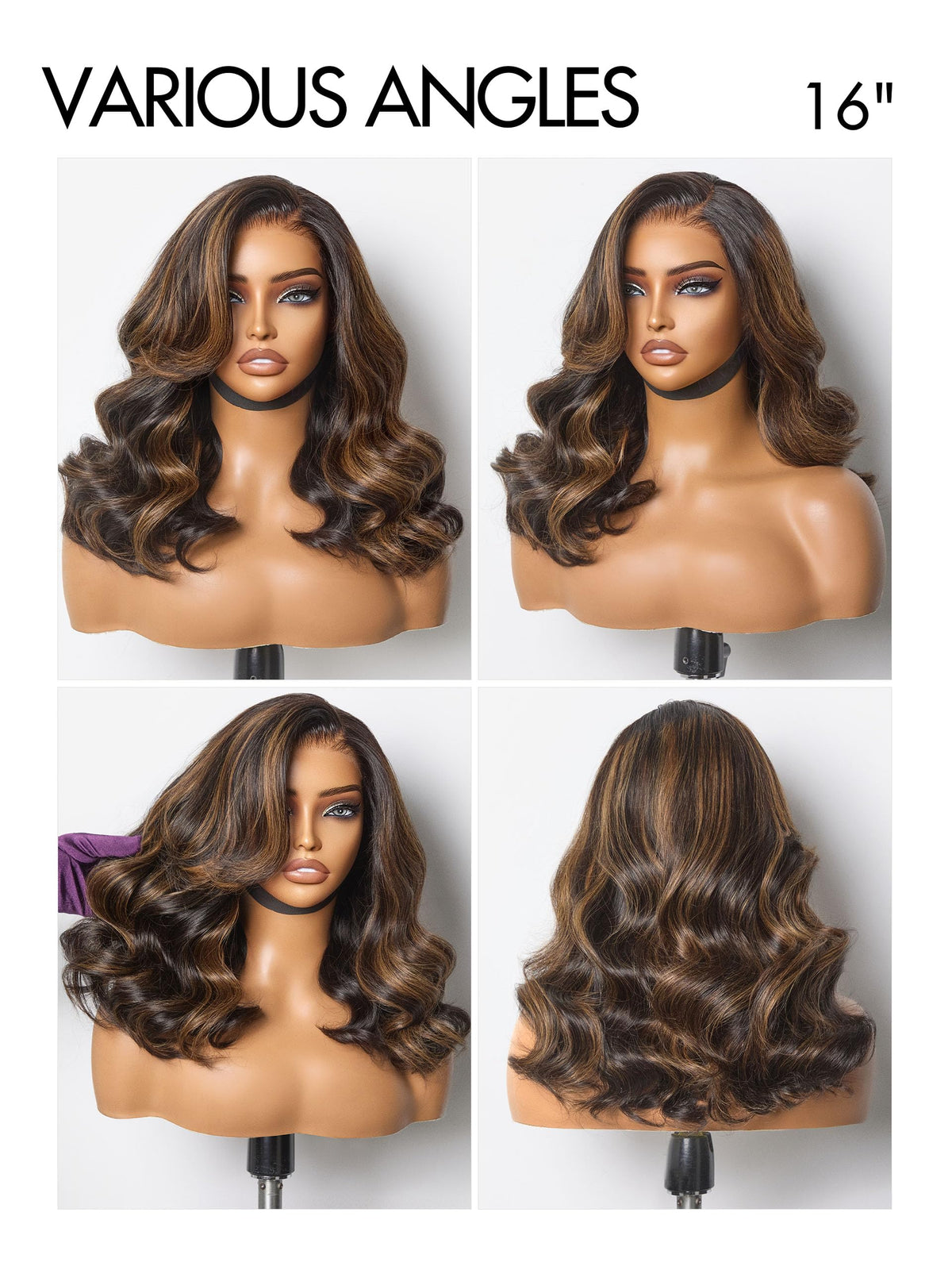 LUVME HAIR Loose Wave Wig displayed on mannequin