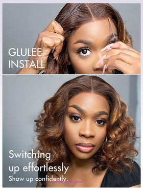 LUVME HAIR Ombre Brown Bob Wig packaging