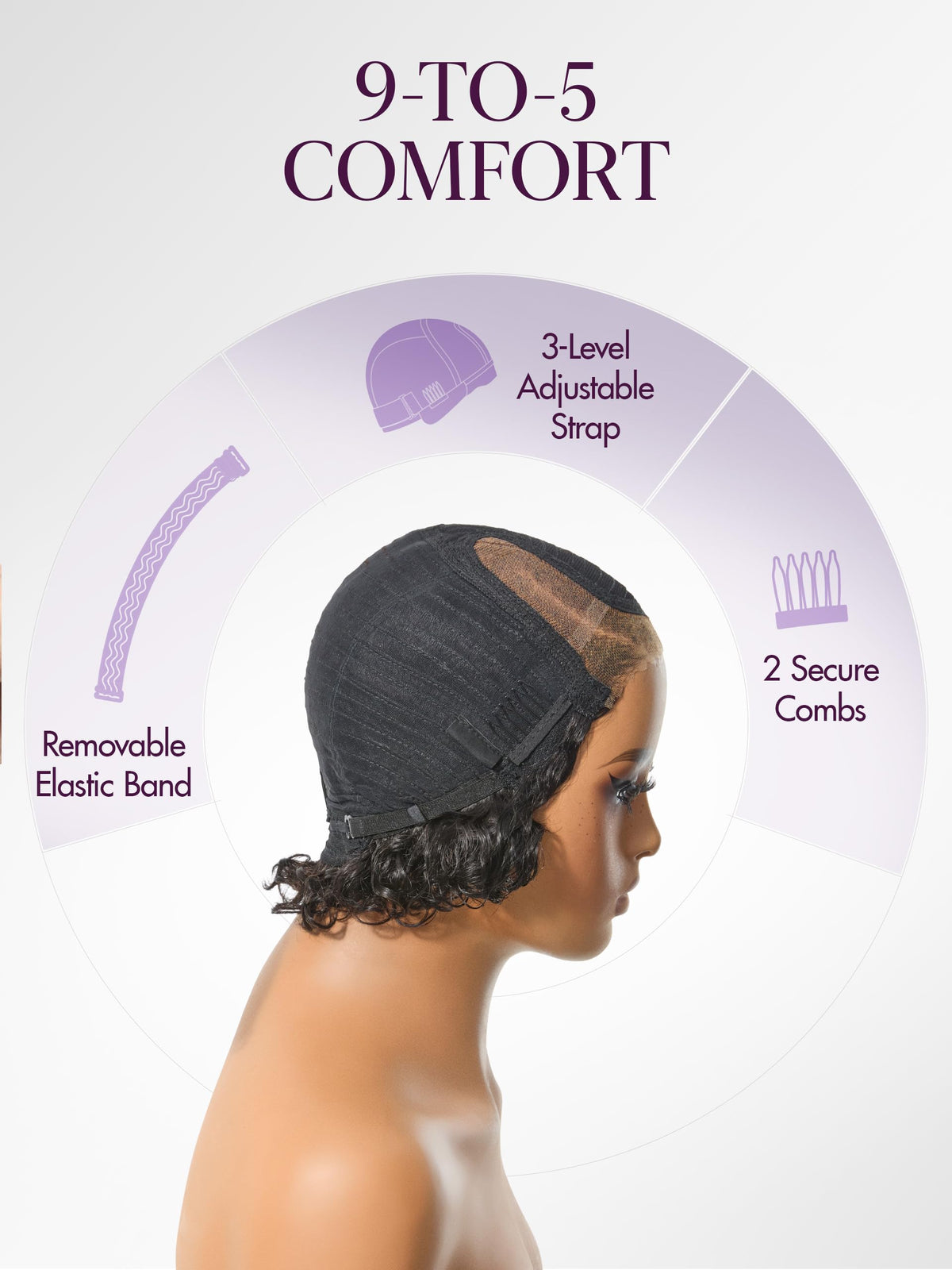 LUVME HAIR Short Pixie Cut Wig lifestyle image