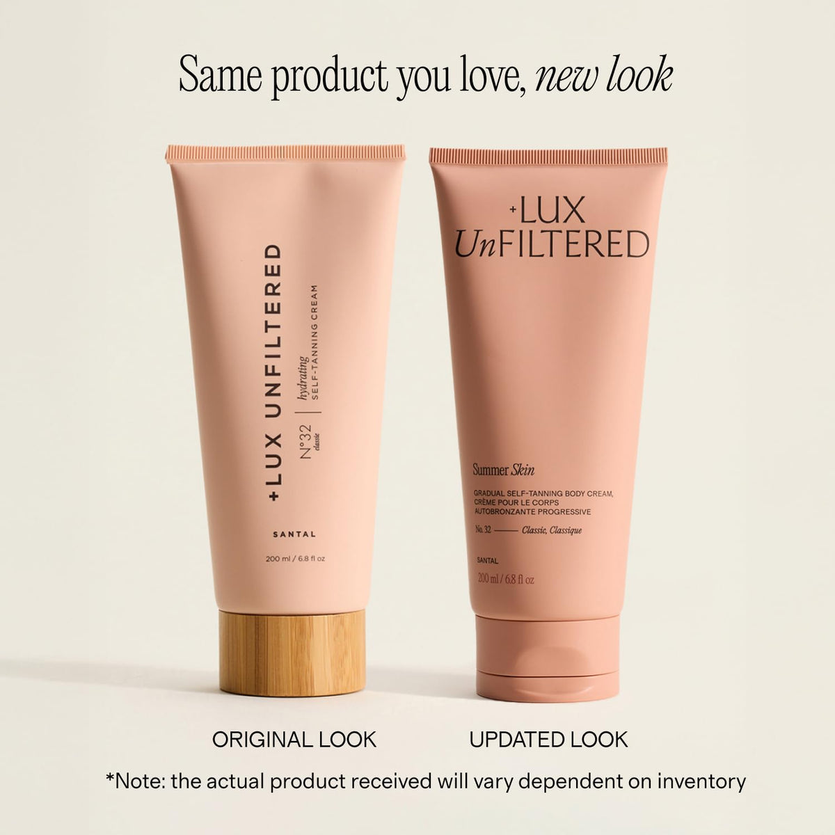+ Lux Unfiltered Summer Skin Classic Gradual Self Tanner back view