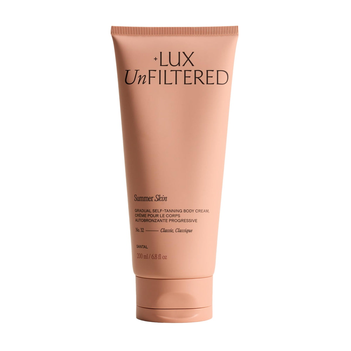 + Lux Unfiltered Summer Skin Classic Gradual Self Tanner front view