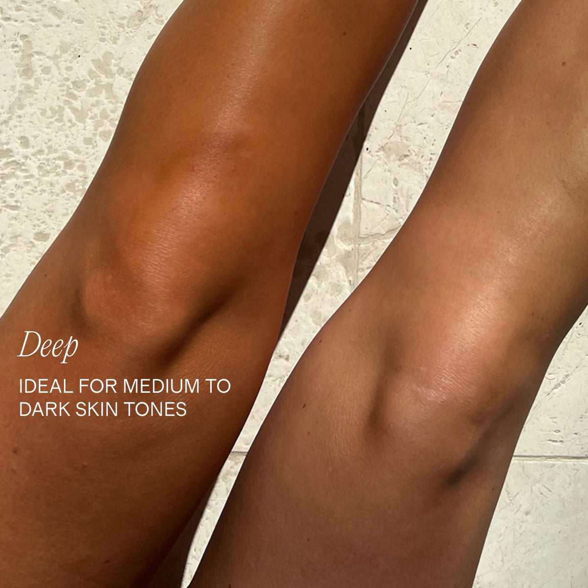 + Lux Unfiltered Summer Skin Deep Gradual Self Tanner in bathroom setting