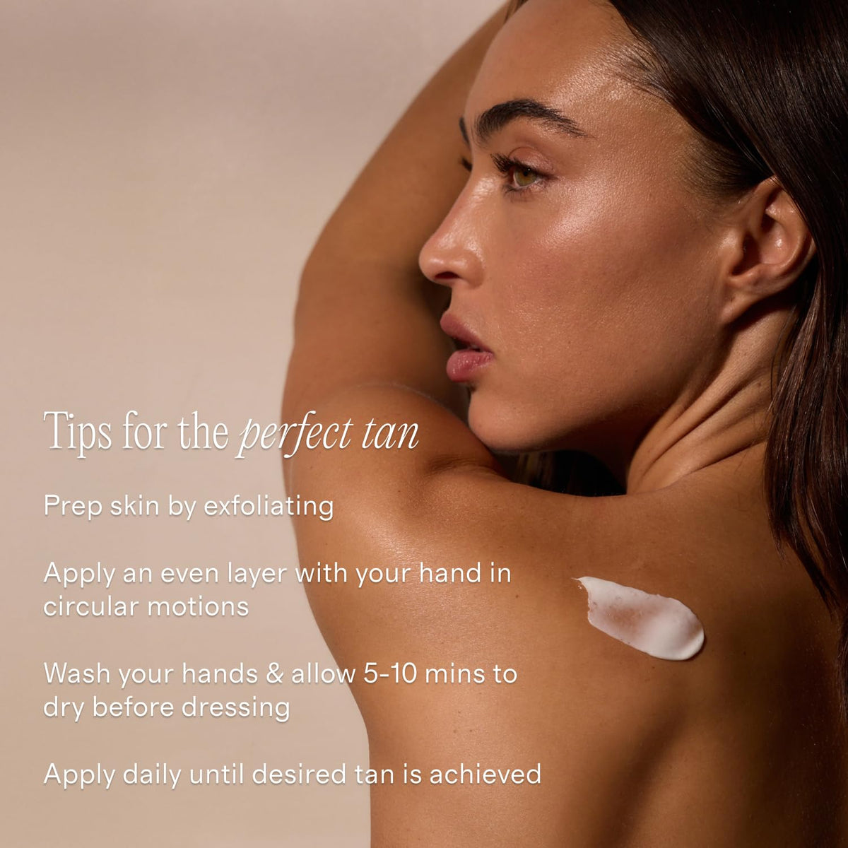 + Lux Unfiltered Summer Skin Gradual Self Tanner with shea butter and cocoa butter