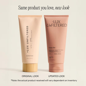 Lux Unfiltered Summer Skin Sculpting Self Tanner 240g back view