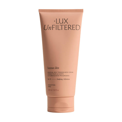 Lux Unfiltered Summer Skin Sculpting Self Tanner 240g front view