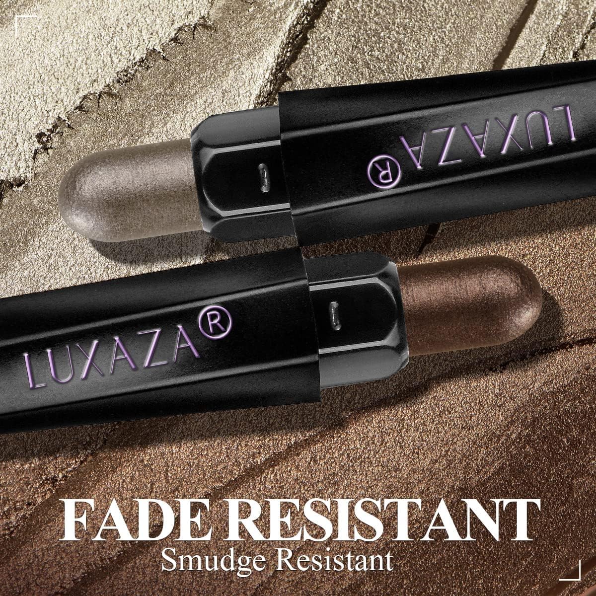 LUXAZA Eyeshadow Stick with blending brush attached