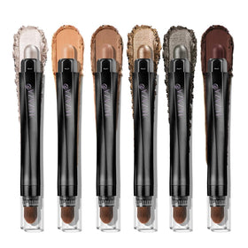 LUXAZA PRO 6PCS Eyeshadow Stick Set in Brown Latte front view